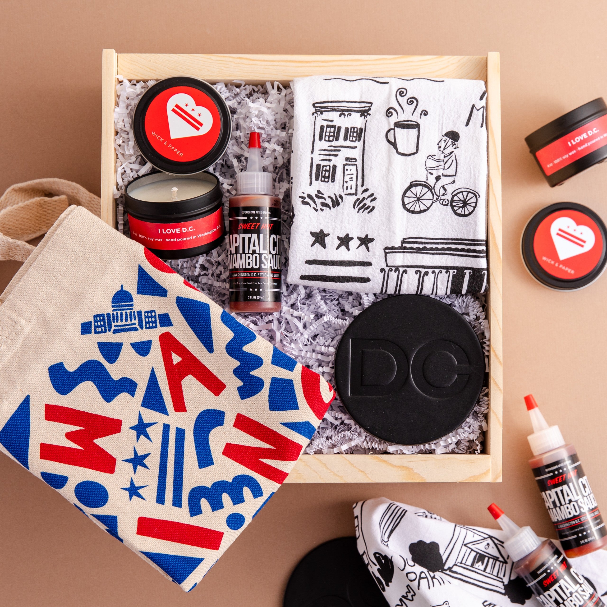 Present Box Program The District Box (Kraft Box) - Gift Box Program | SHOP MADE IN DC