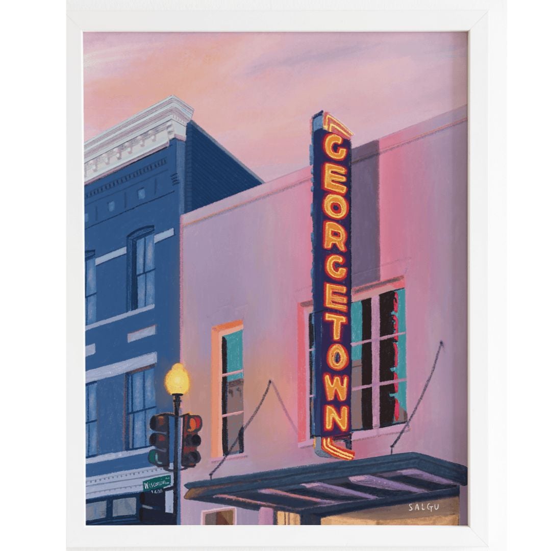 Print (Historic Georgetown Sign) - Salgu | SHOP MADE IN DC